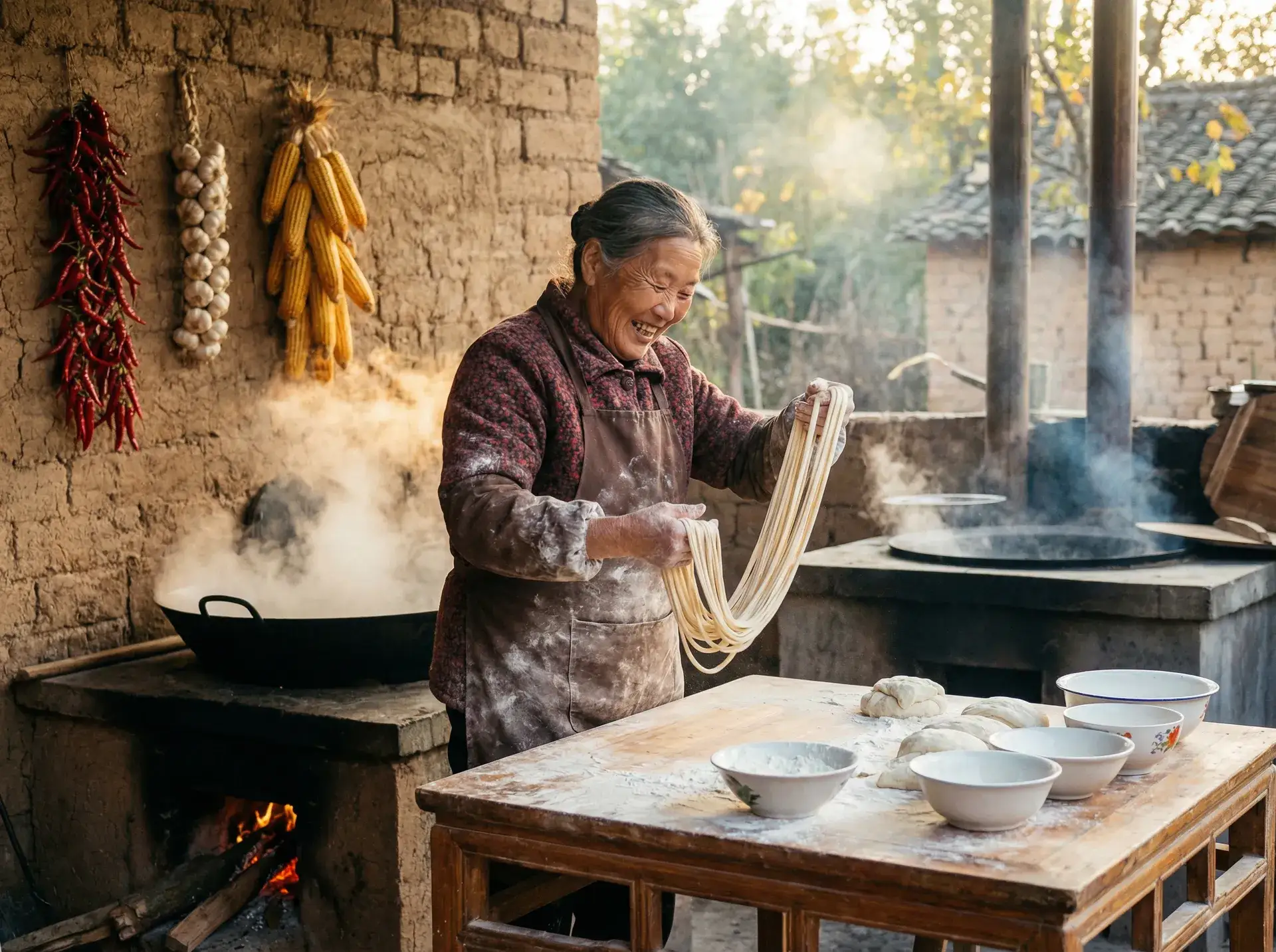农家大嫂手擀面 - 欲望的游戏 乡村美食